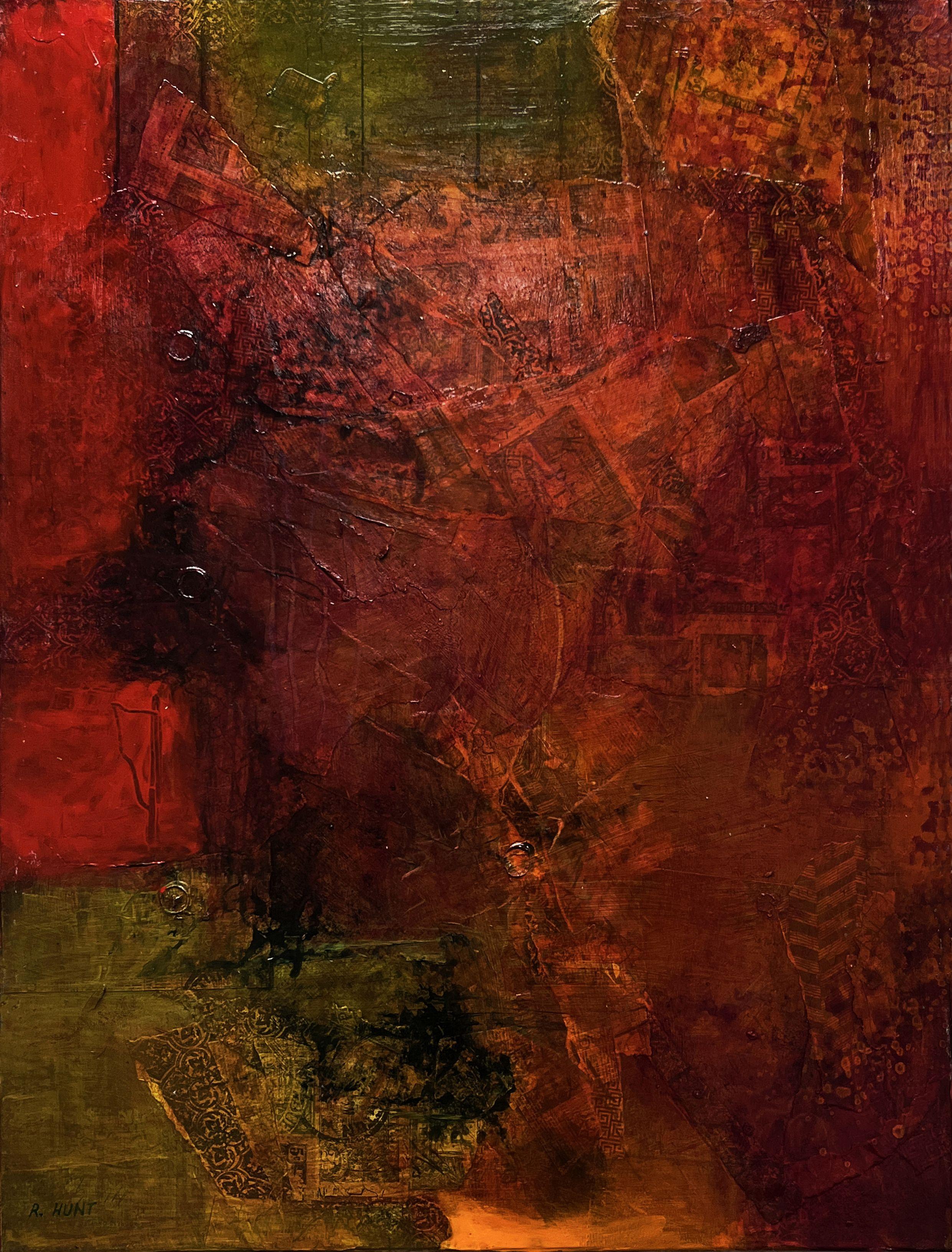 Residue of Memories, techniques mixtes sur toile - Mixed Media Art de Bob Hunt