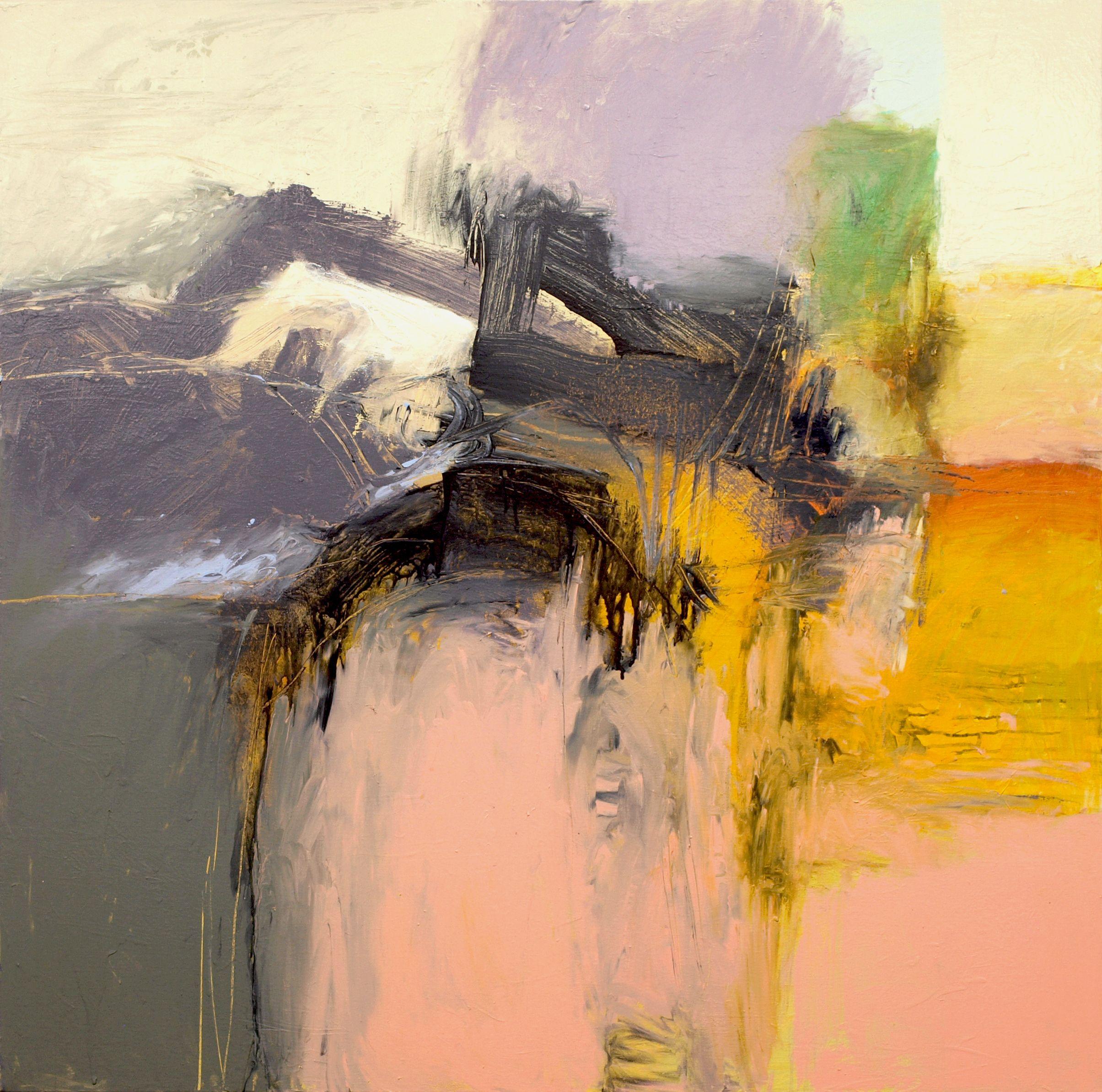 Abstract Painting di Bob Hunt - E i due non si incontreranno mai, Pittura, Acrilico su tela