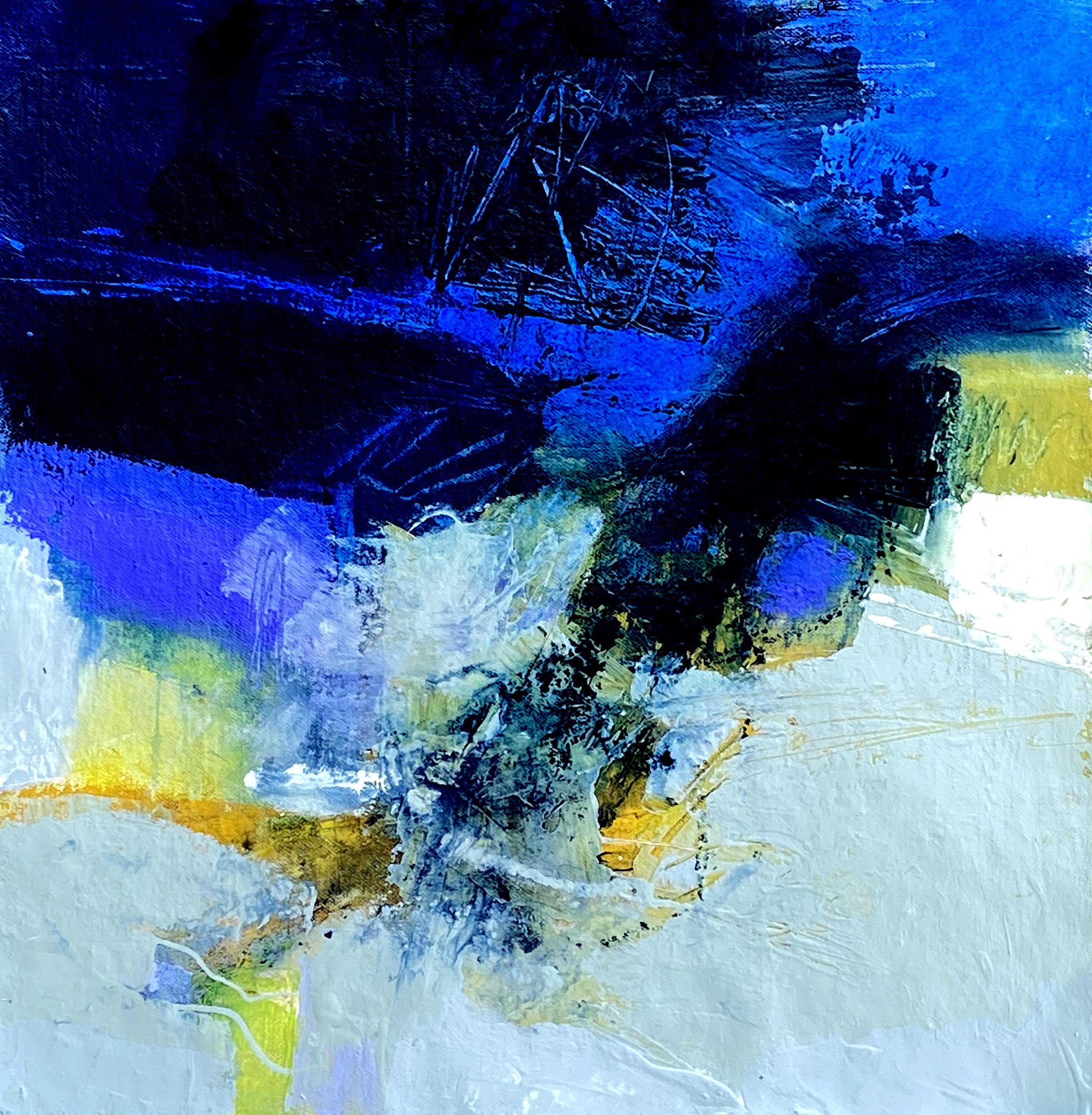Abstract Painting di Bob Hunt - Confronto #1, Pittura, Acrilico su tela