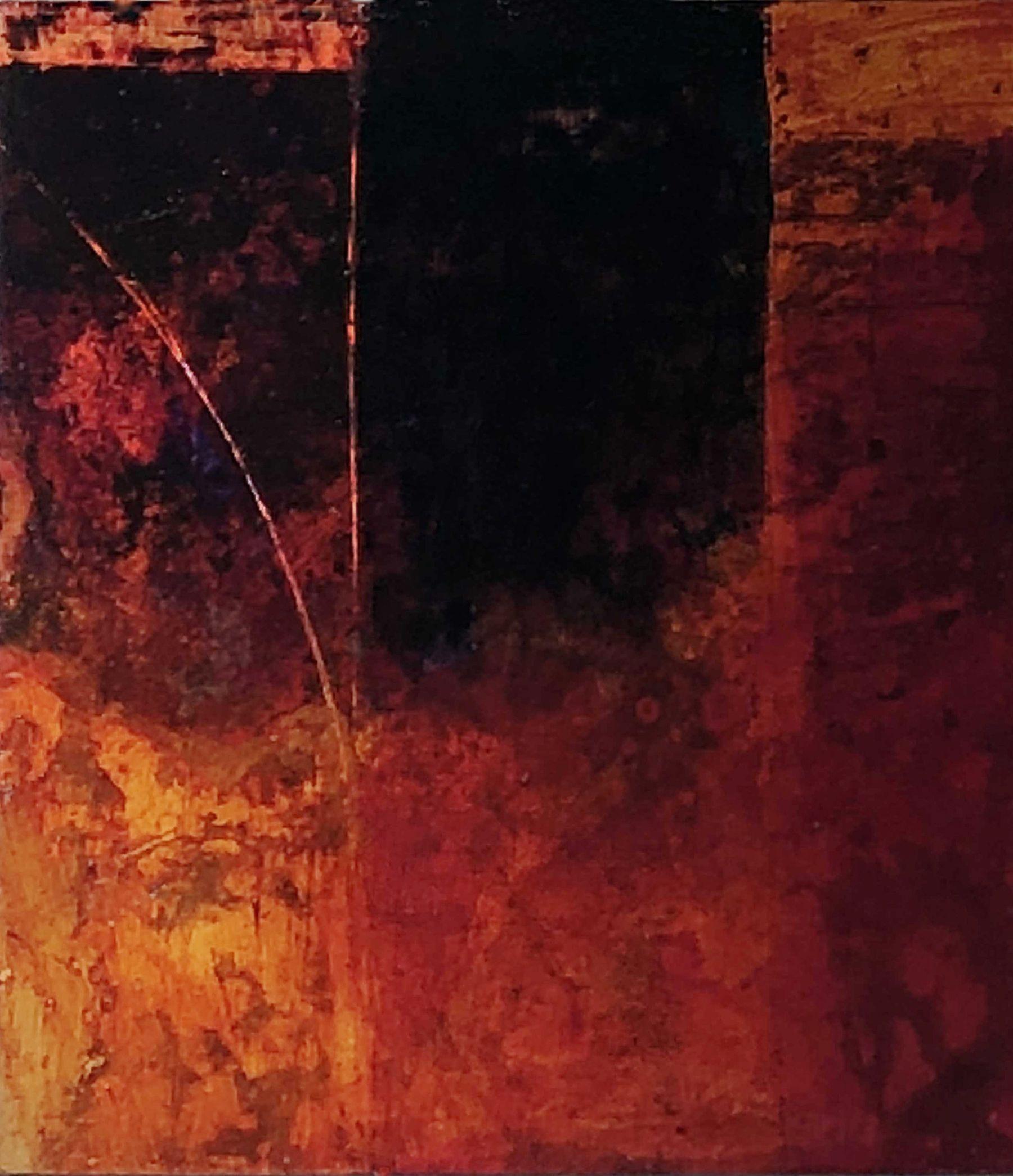 Bob Hunt Abstract Painting - Inferno, Painting, Acrylic on Other