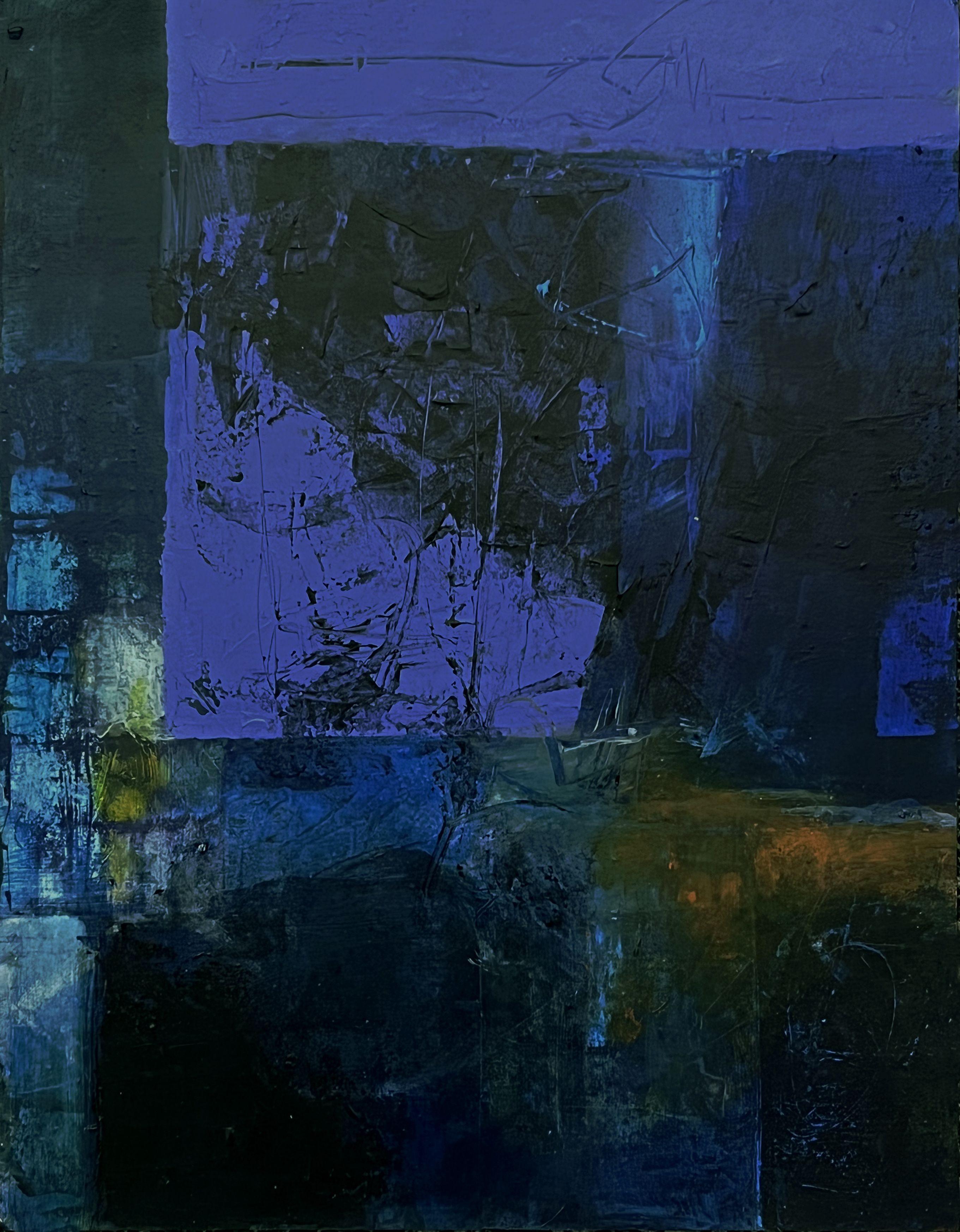 Abstract Painting di Bob Hunt - Lugubre, Pittura, Acrilico su altro