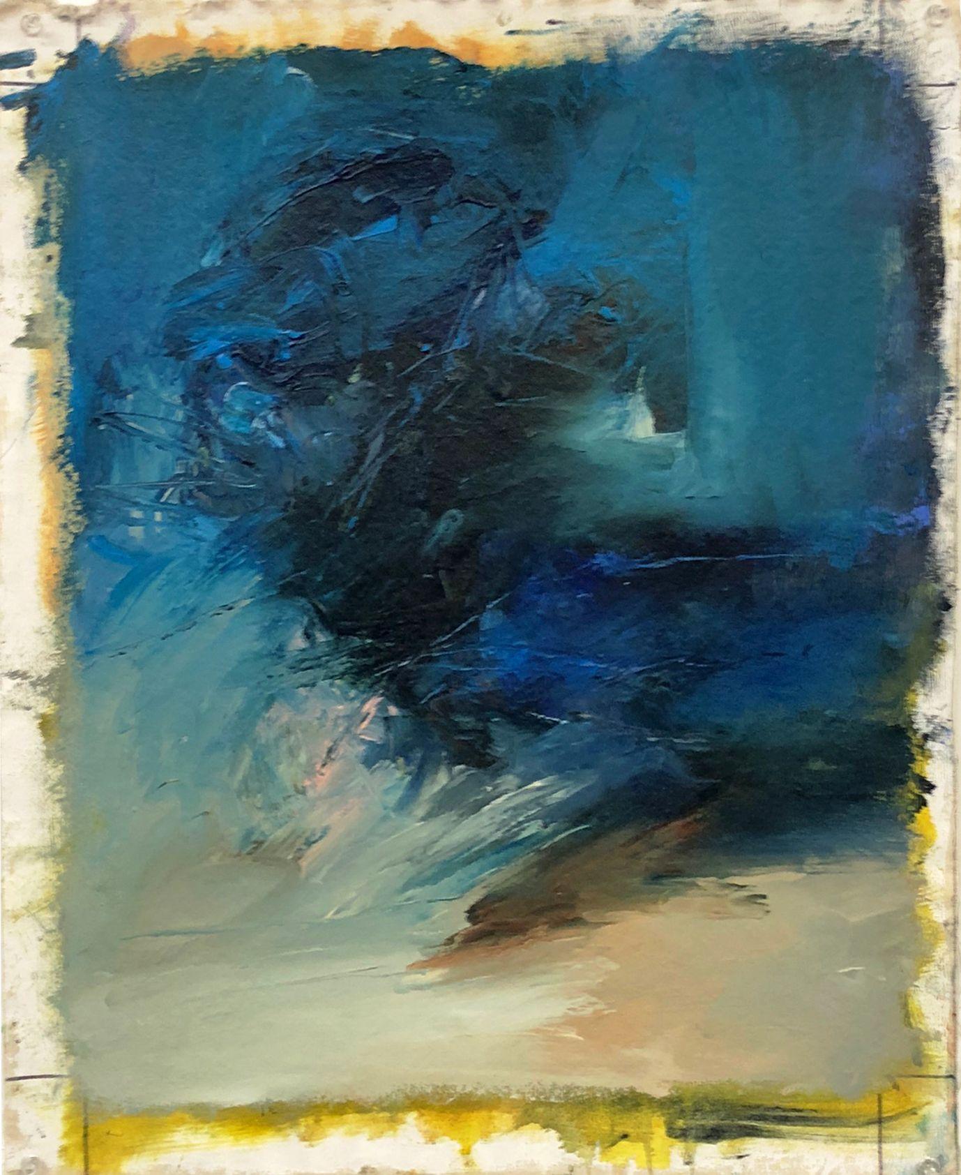 Ruptura o Rapto, Pintura, Acrílico sobre lienzo - Painting de Bob Hunt