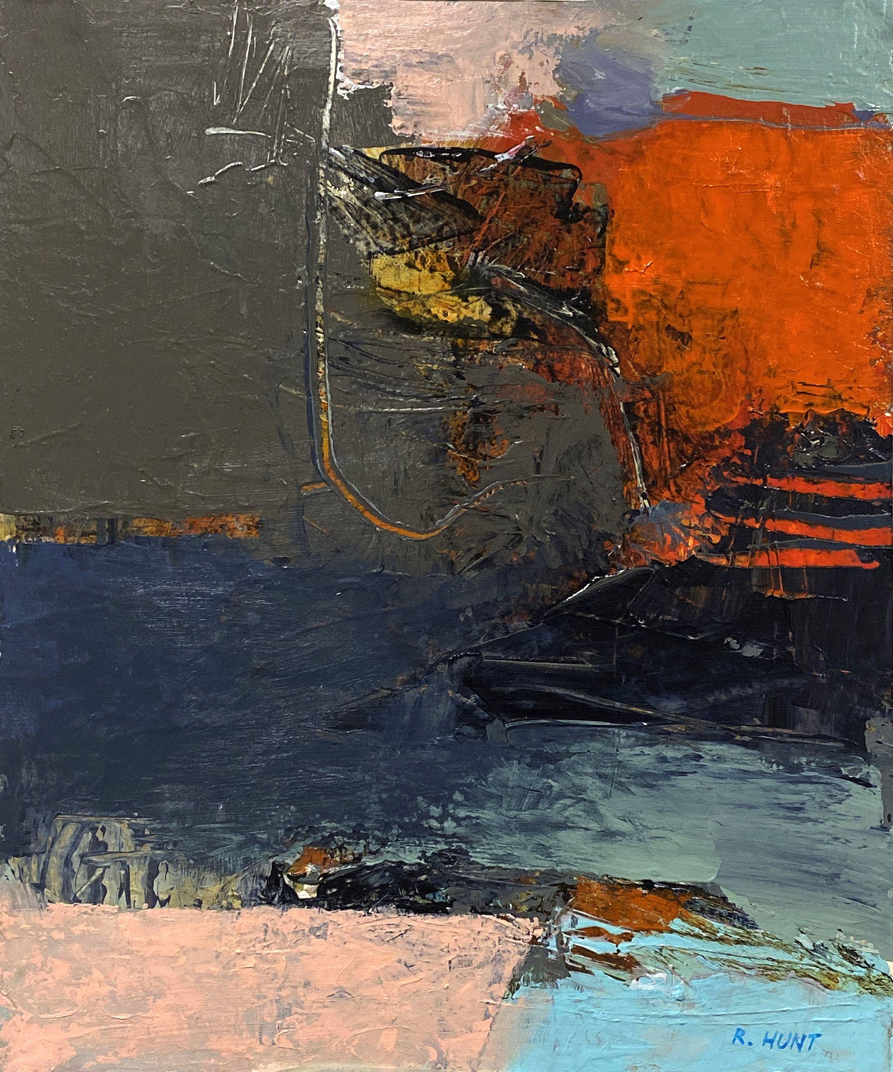 Abstract Painting di Bob Hunt - Seclusione #1, Pittura, Acrilico su altro