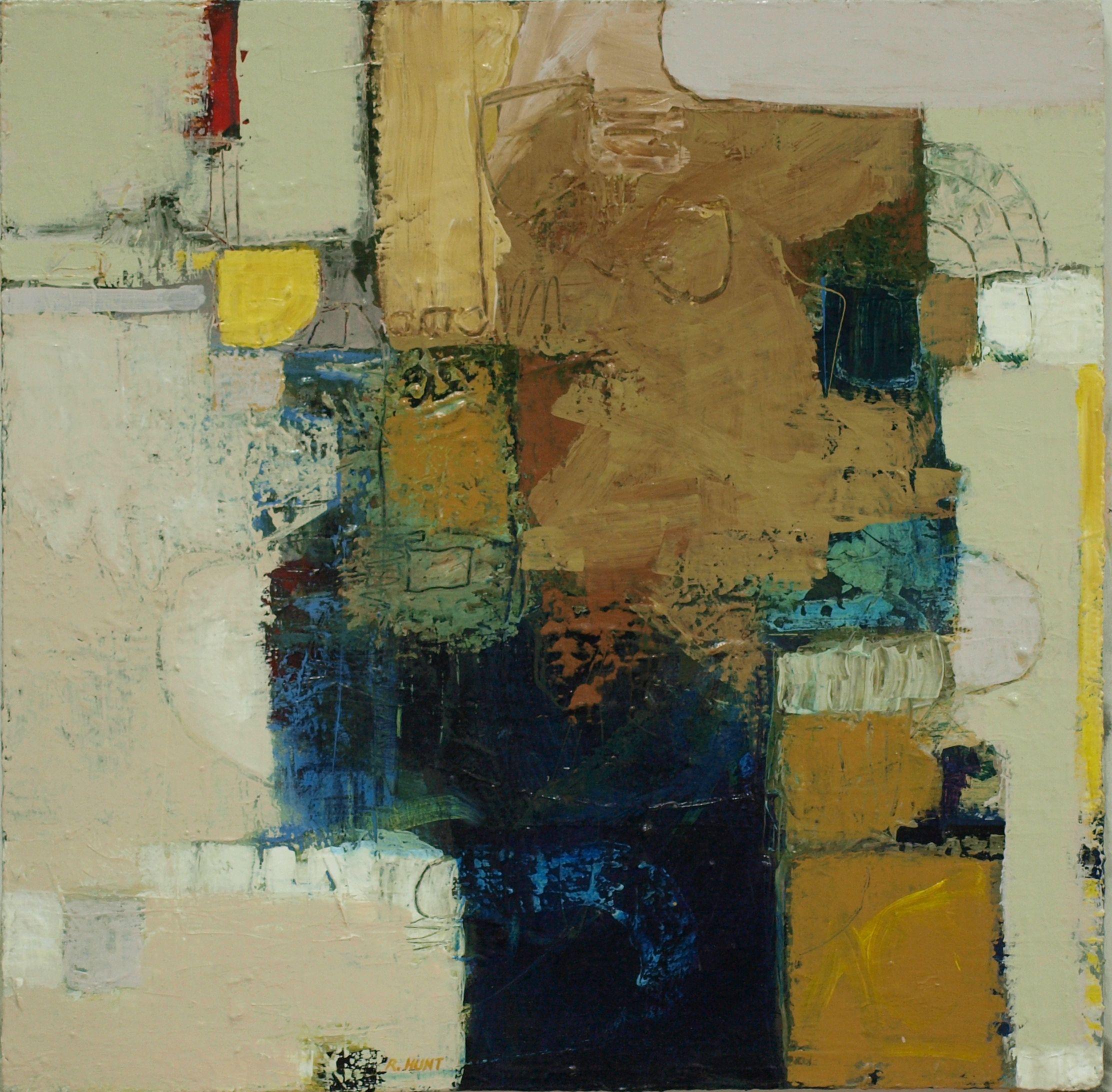 Bob Hunt Abstract Painting - Seeking Exile #1, Painting, Acrylic on Canvas