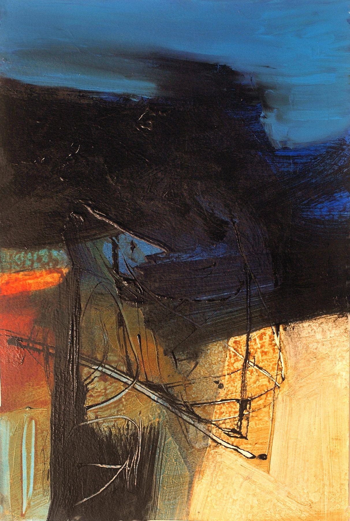 Abstract Painting de Bob Hunt - Transfermación Inoportuna, Pintura, Acrílico sobre Otro