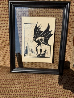 Bob Kane Museum of Modern Art Batman Lithograph Print