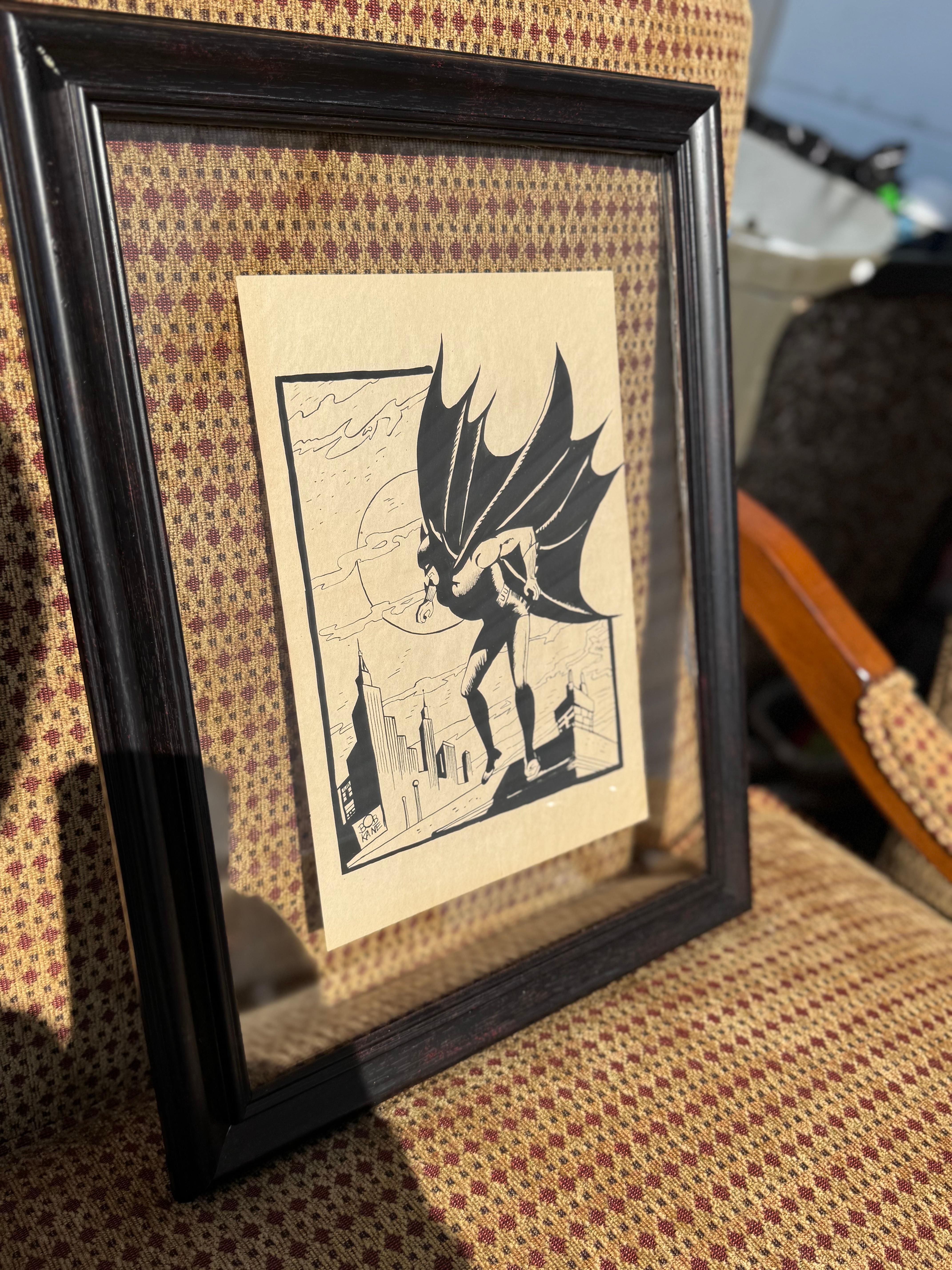 Bob Kane Museum of Modern Art Batman Lithograph Print (amerikanisch) im Angebot
