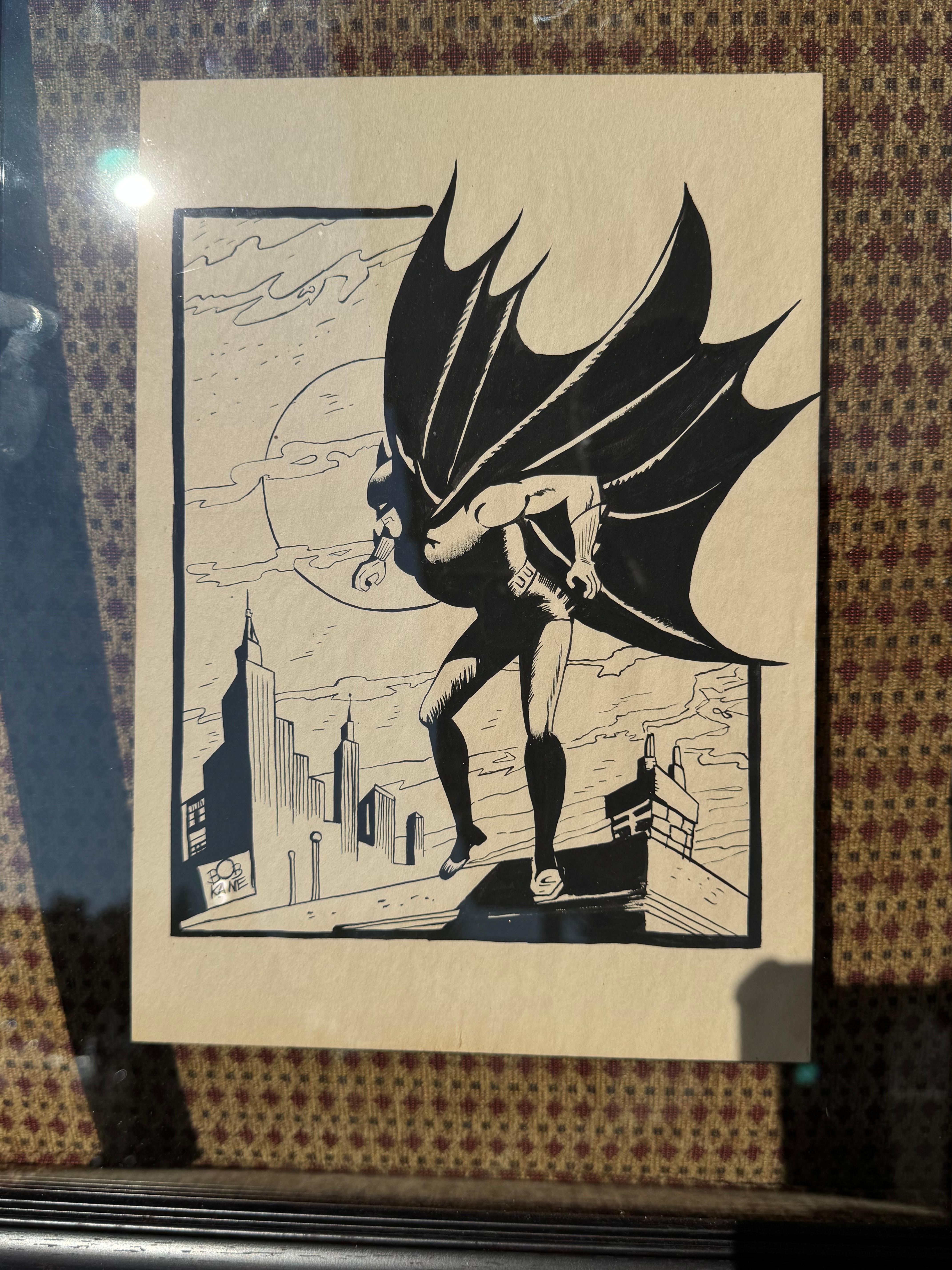 Bob Kane Museum of Modern Art Batman Lithograph Print (20. Jahrhundert) im Angebot