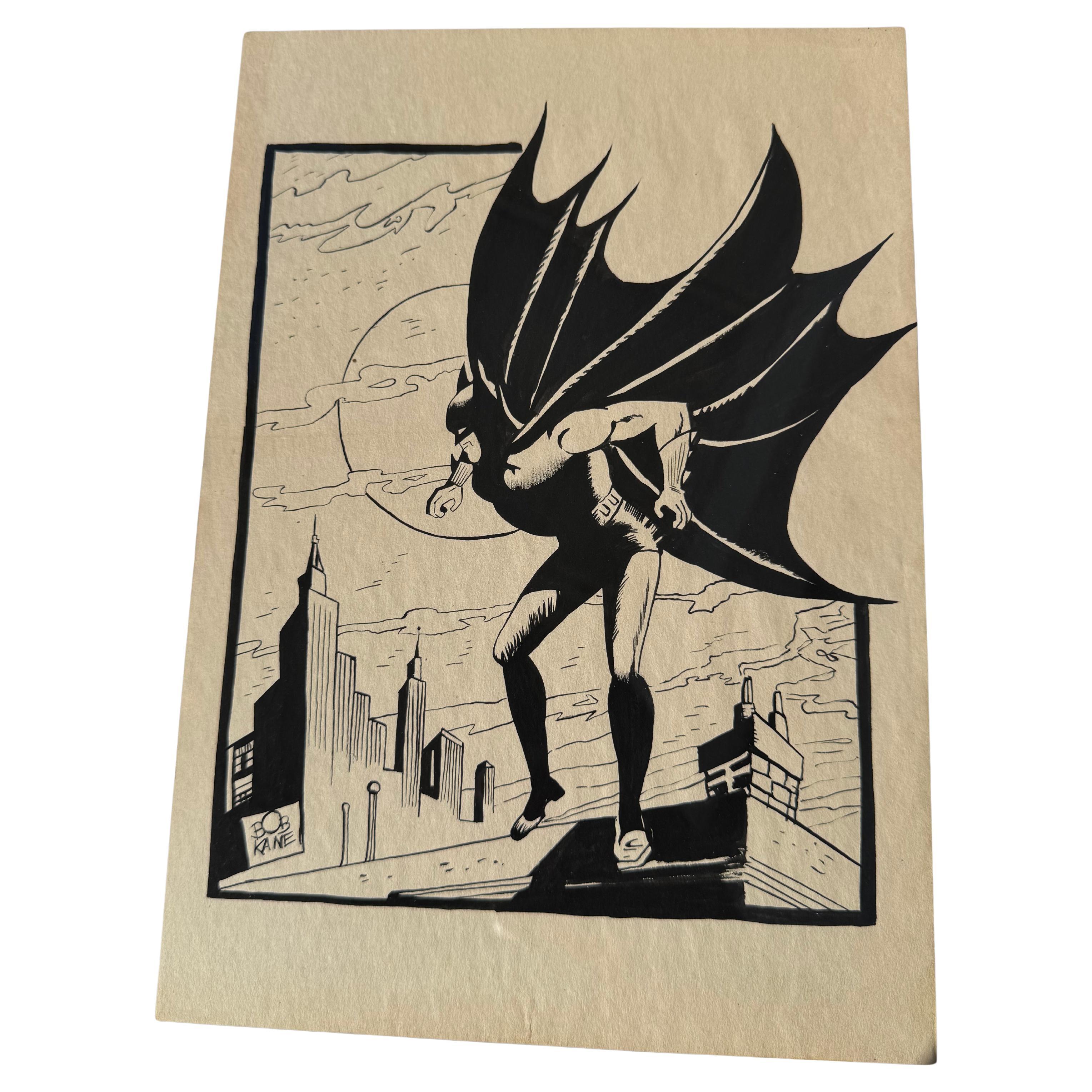 Bob Kane Museum of Modern Art Batman Lithograph Print im Angebot