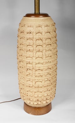 Bob Kinzie Affiliated Craftsman Studio Pottery Lamp