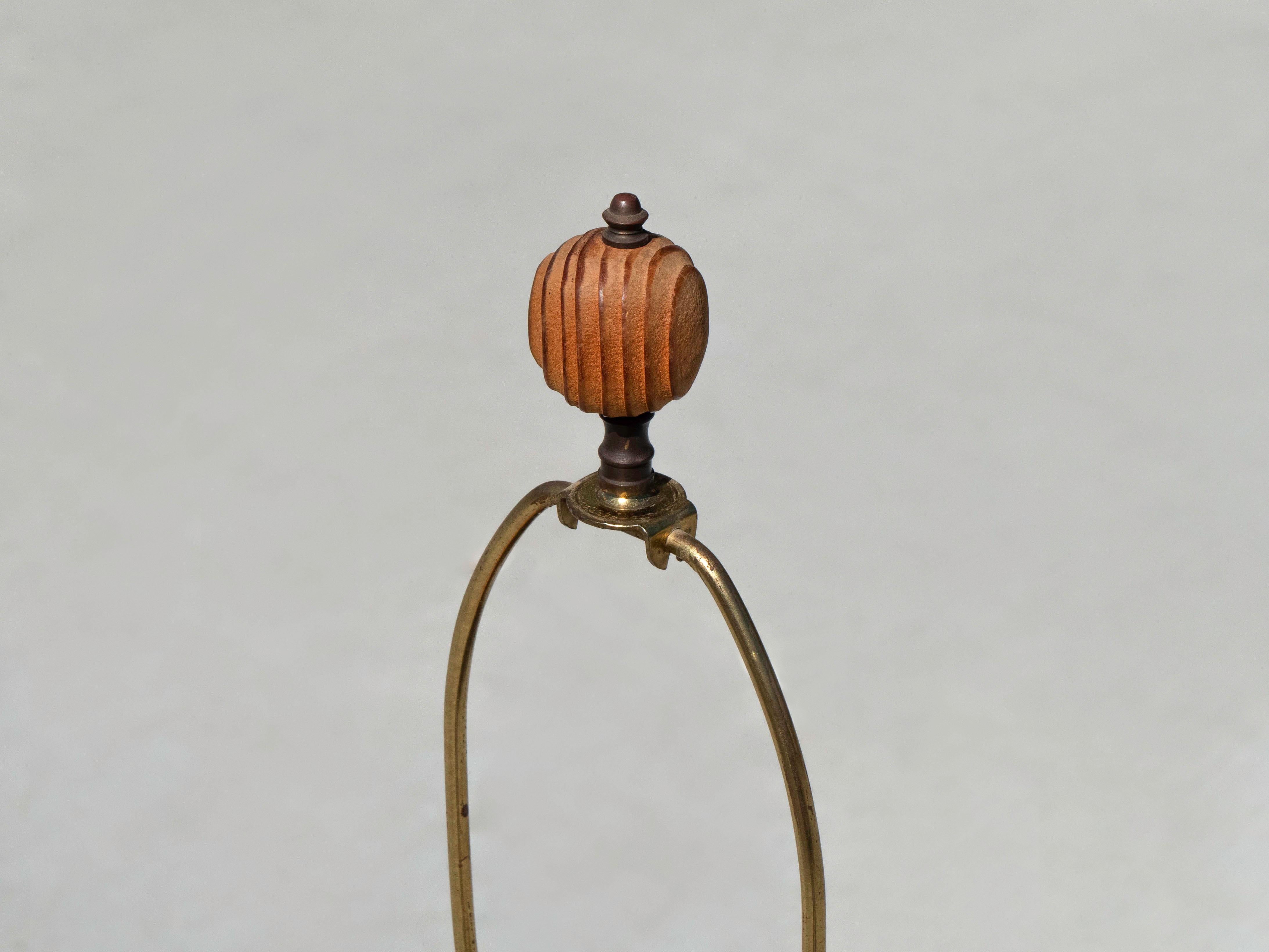 Grès porcellanato Lampada da tavolo grande in gres di Bob Kinzie Affiliated Craftsmen, California, anni '60 in vendita