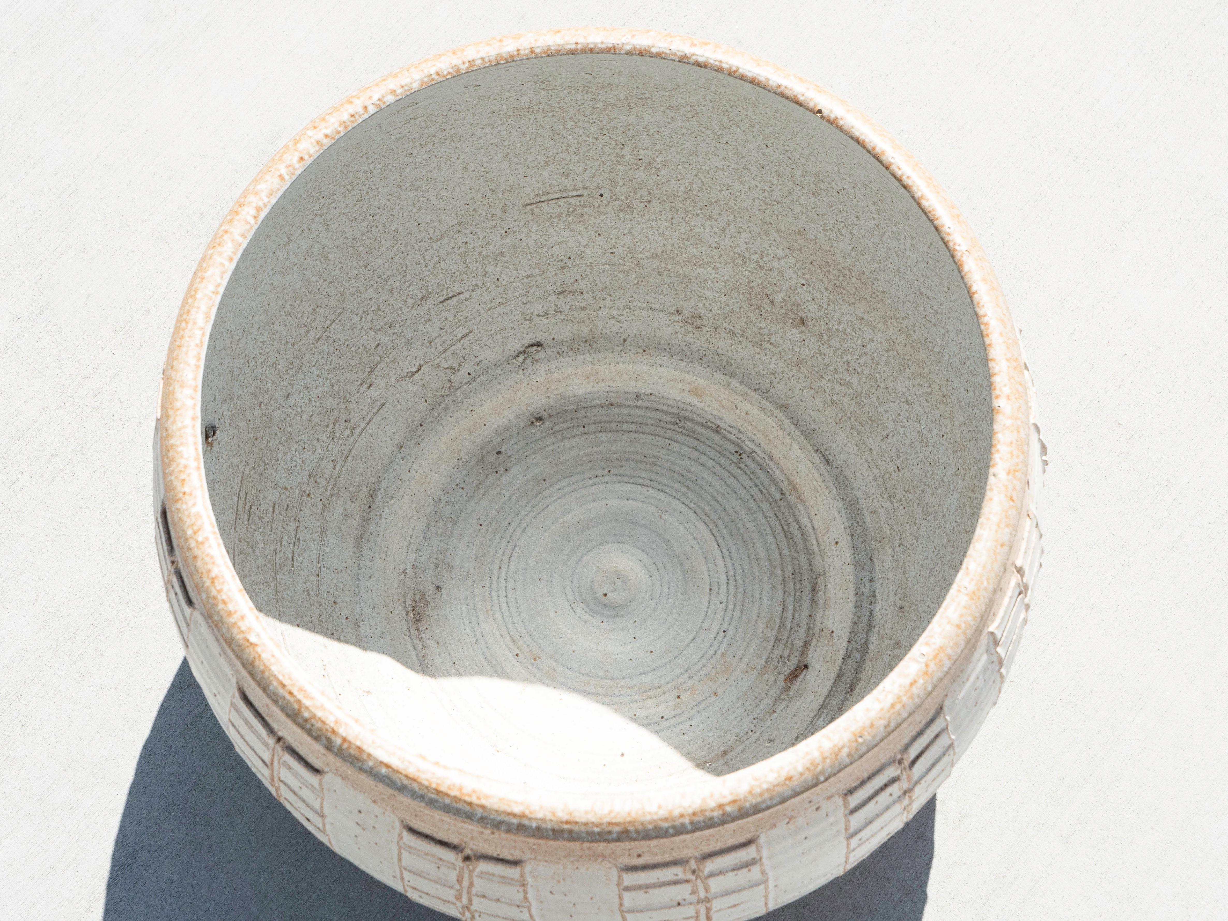 Bob Kinzie Affiliated Craftsmen Pottery Planter, California 1960's en vente 3