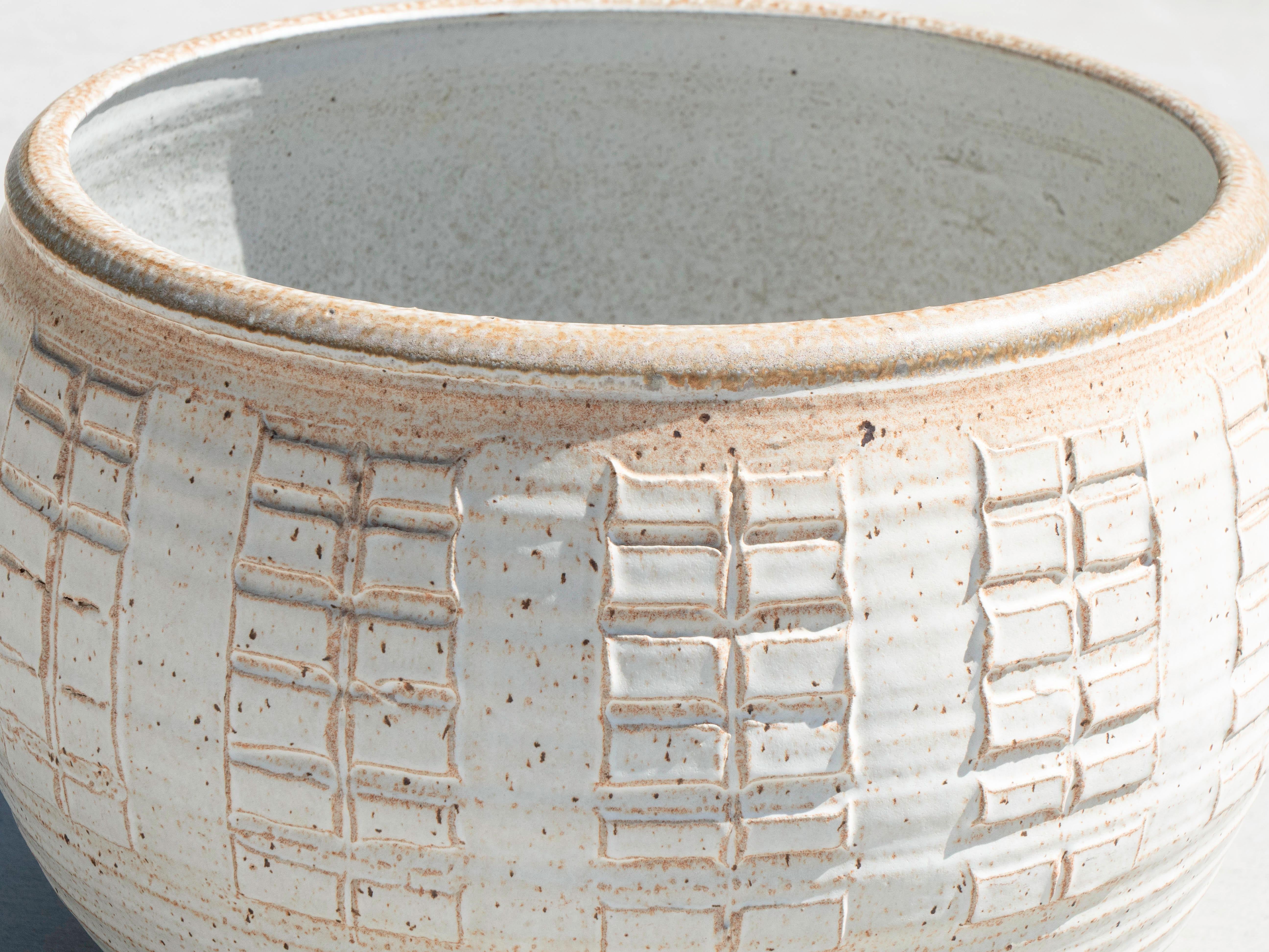 Bob Kinzie Affiliated Craftsmen Pottery Planter, California 1960's en vente 2