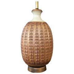 Bob Kinzie for Affiliated Craftsmen Z Series Stoneware Table Lamp:: 1960s