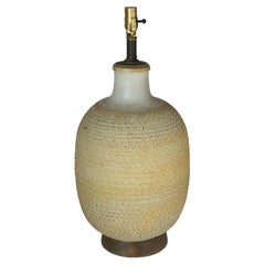 Used Bob Kinzie Hand Thrown Table Lamp