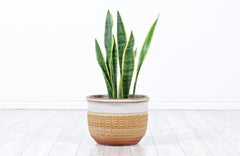 Bob Kinzie Stoneware Pottery Planter Vase for Affiliated Craftsmen