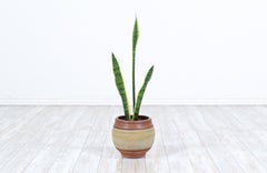 Bob Kinzie Stoneware Pottery Vase Planter for Affiliated Craftsmen