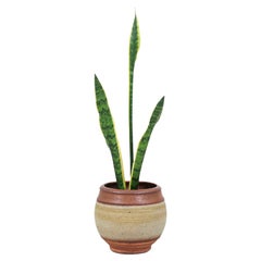 Bob Kinzie Stoneware Pottery Vase Planter for Affiliated Craftsmen