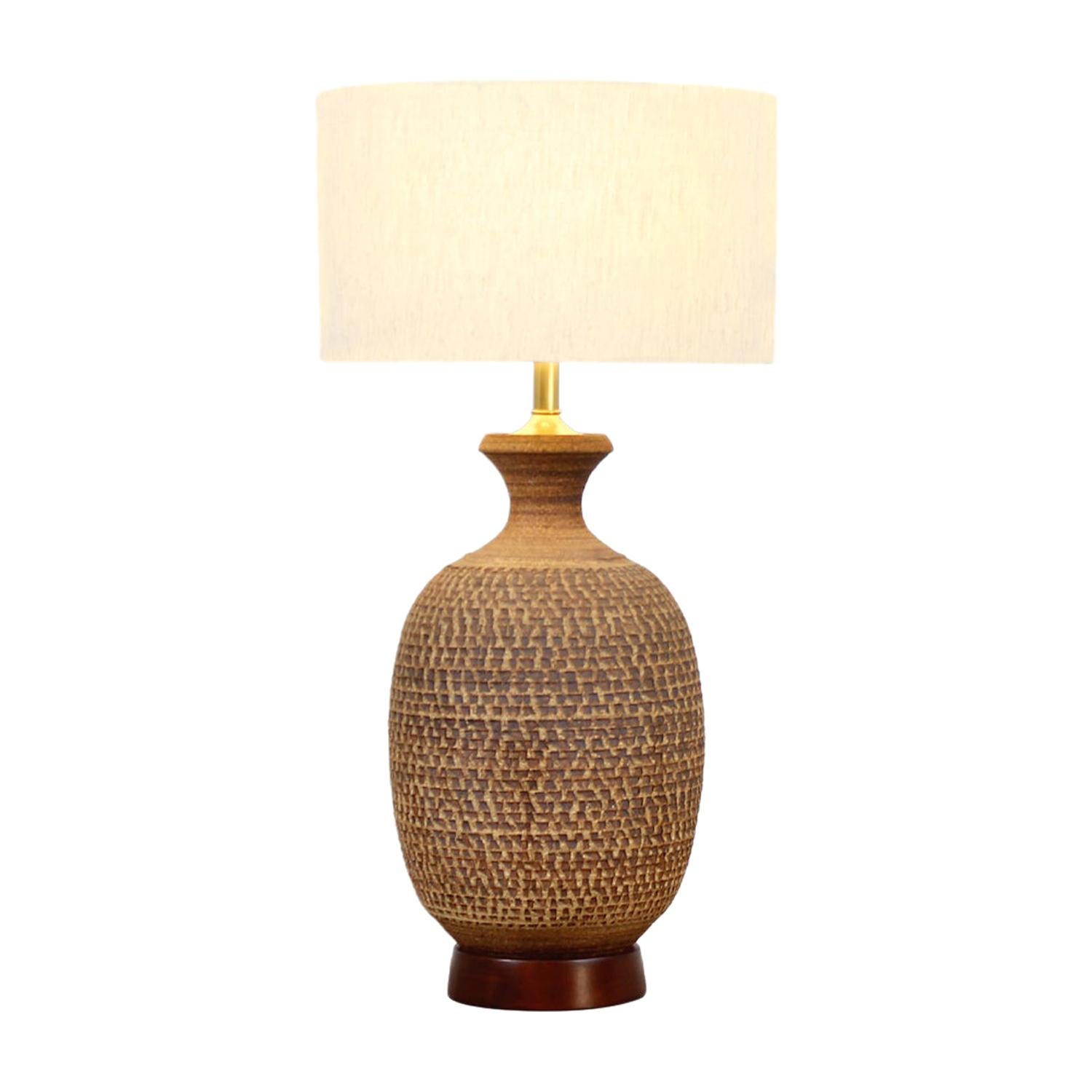 Bob Kinzie “Z-Series” Ceramic Table Lamp for Affiliated Craftsmen