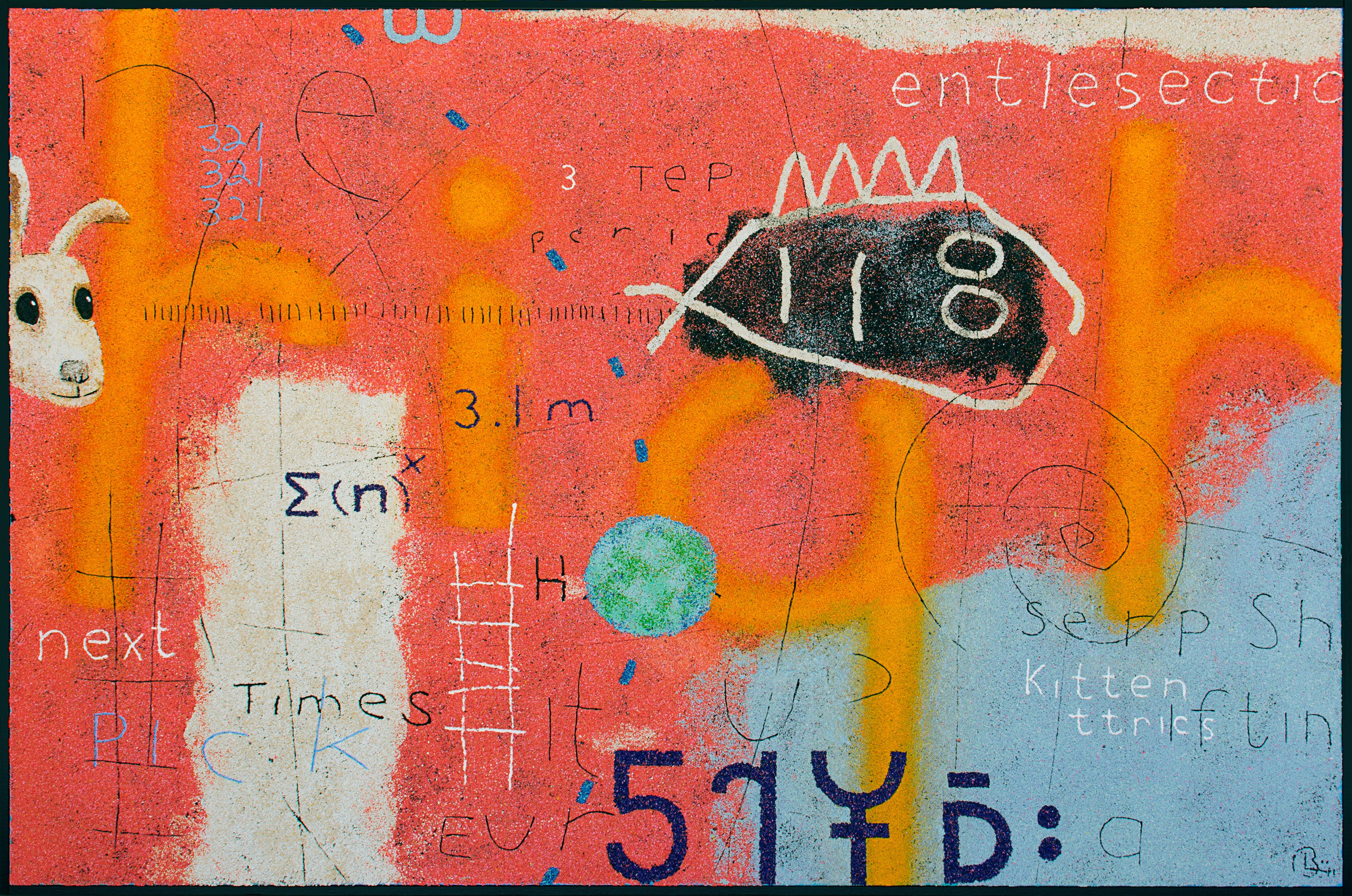 Bob Landstrom Abstract Painting - 13363 kHz