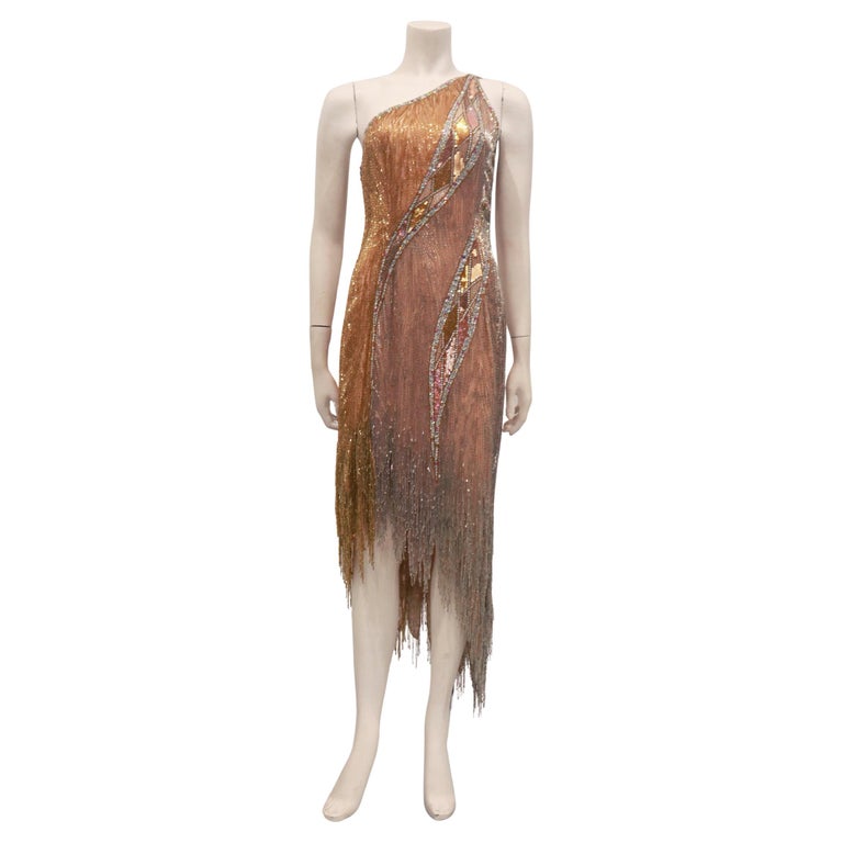 vince sequin slip dress Vince Lucite Metallic Sequin Midi Slip Dress In Silver