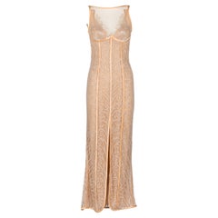 Bob Mackie Extraordinary 1990s Art Deco Beaded Gown