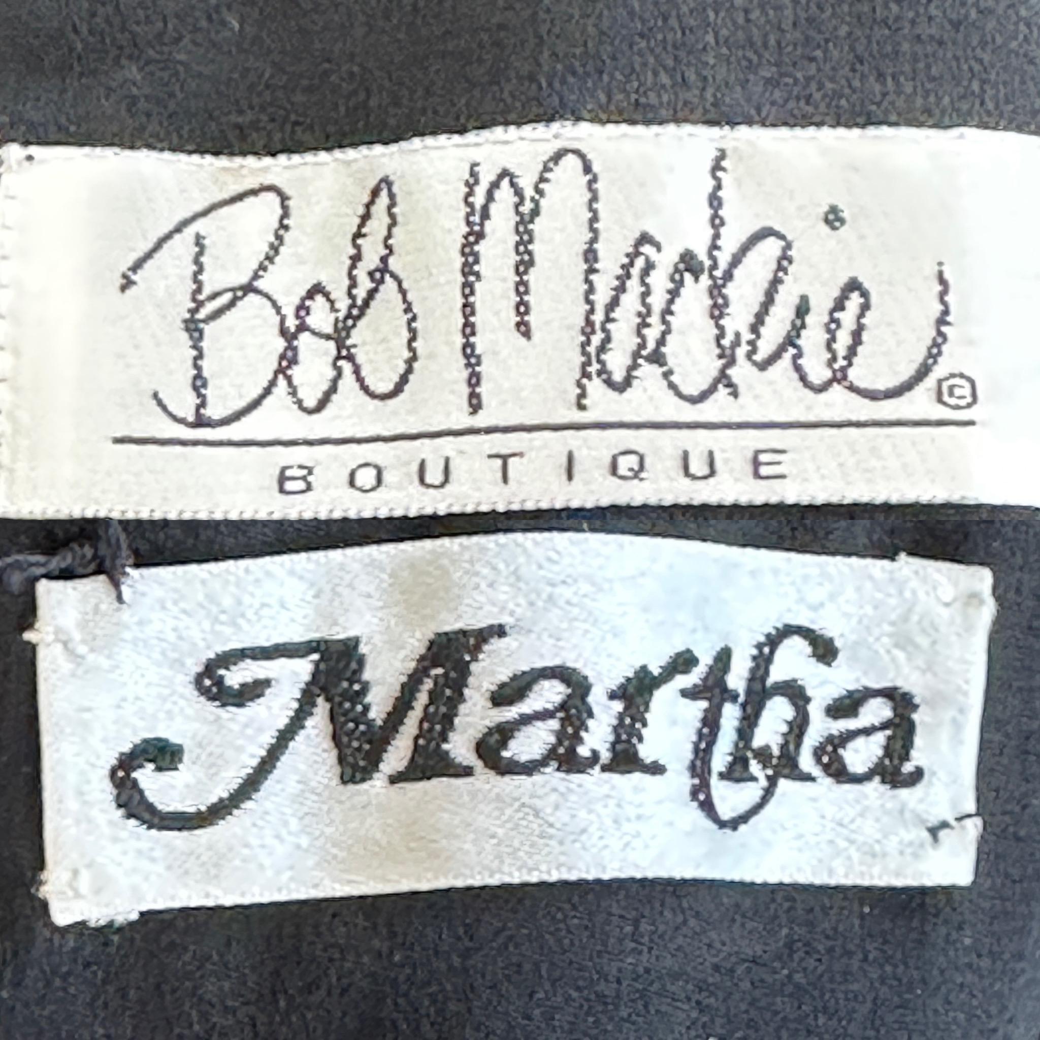 Bob Mackie for Martha Park Avenue Vintage Embellished Corset Cocktail Dress   For Sale 8