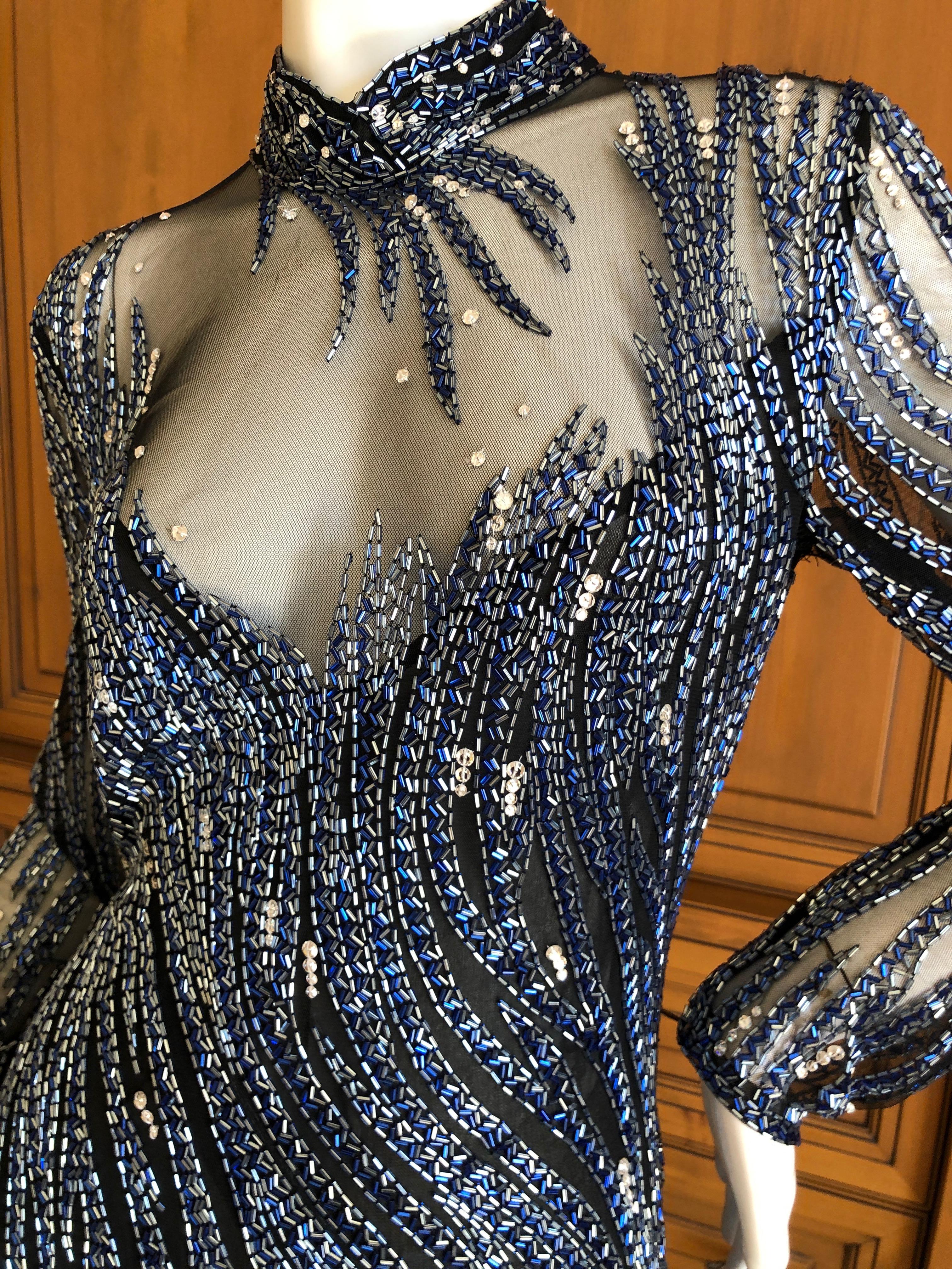 bugle bead dress