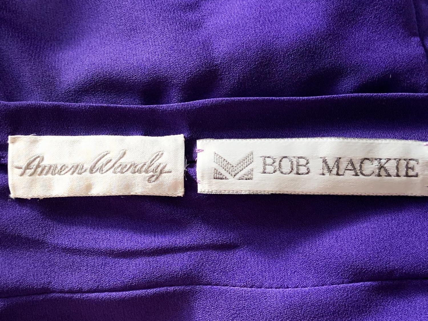 Bob Mackie Vintage 1980's Museum Fully Embellished Fringe Dress size S For Sale 6