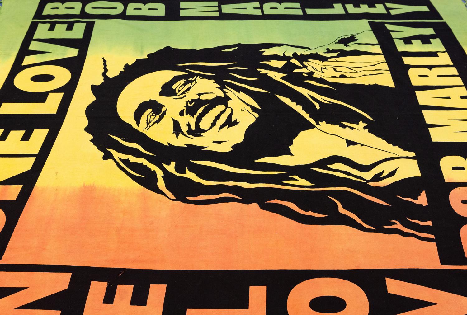 Bob Marley Textile Sud American Stamped, XXI. Jahrhundert, Sud American (Sonstiges) im Angebot