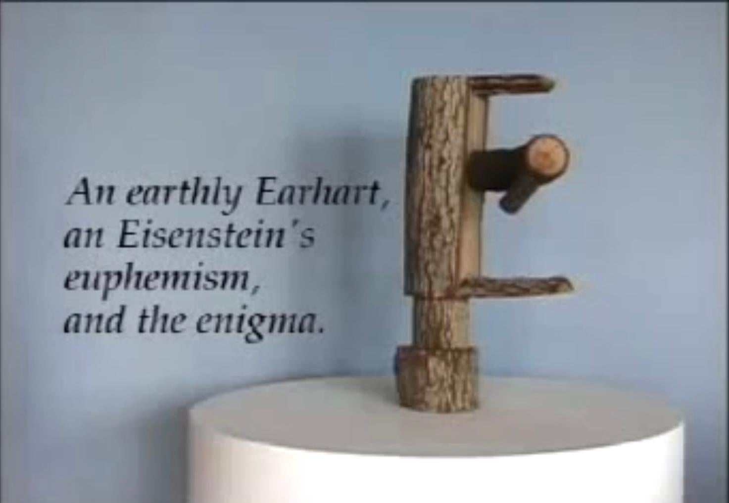 Bob Matheny Allied Crafstmen San Diego Mein Haiku Alphabet Buchstabe E Skulptur 1998 im Angebot 8