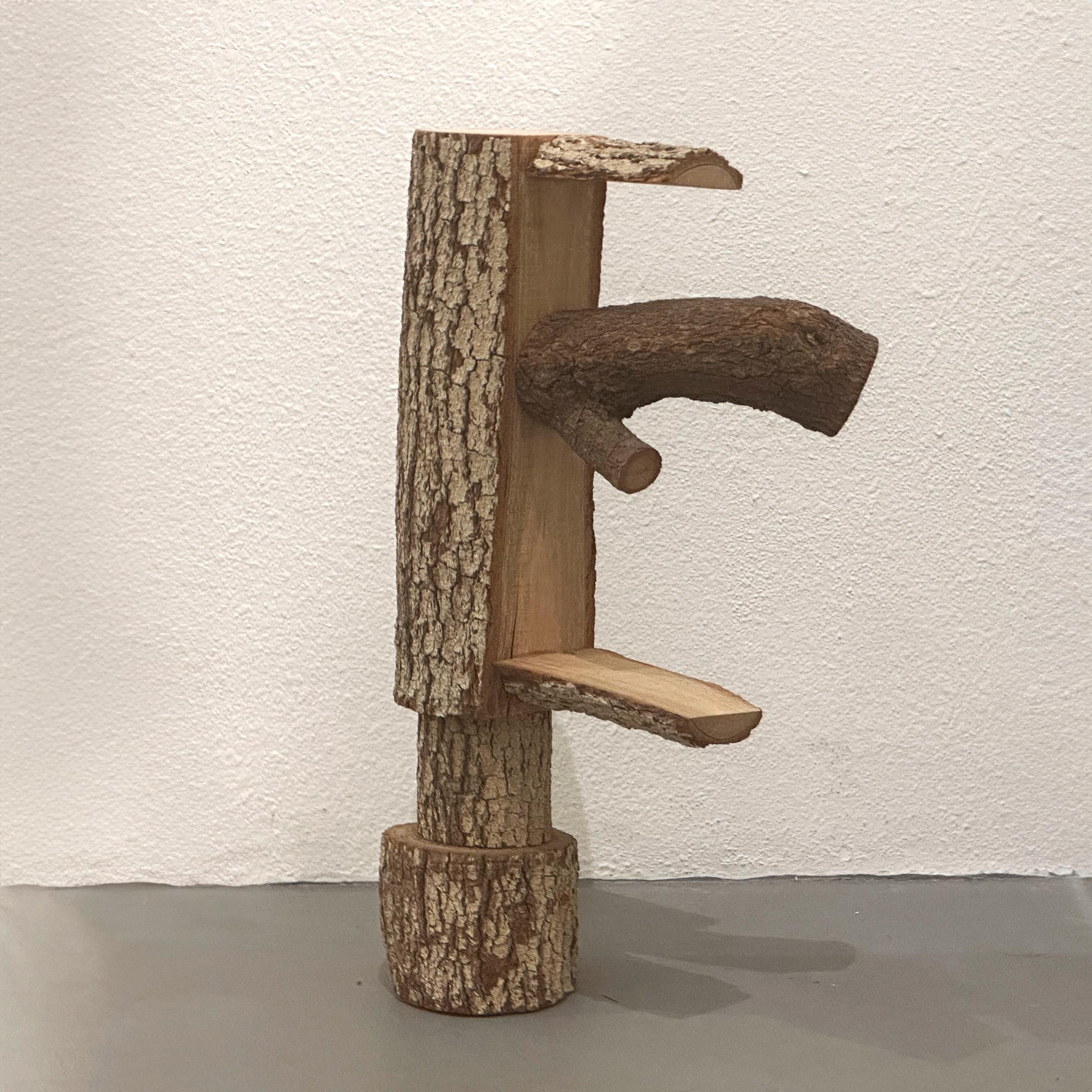 Bob Matheny Allied Crafstmen San Diego Mein Haiku Alphabet Buchstabe E Skulptur 1998 (Organische Moderne) im Angebot