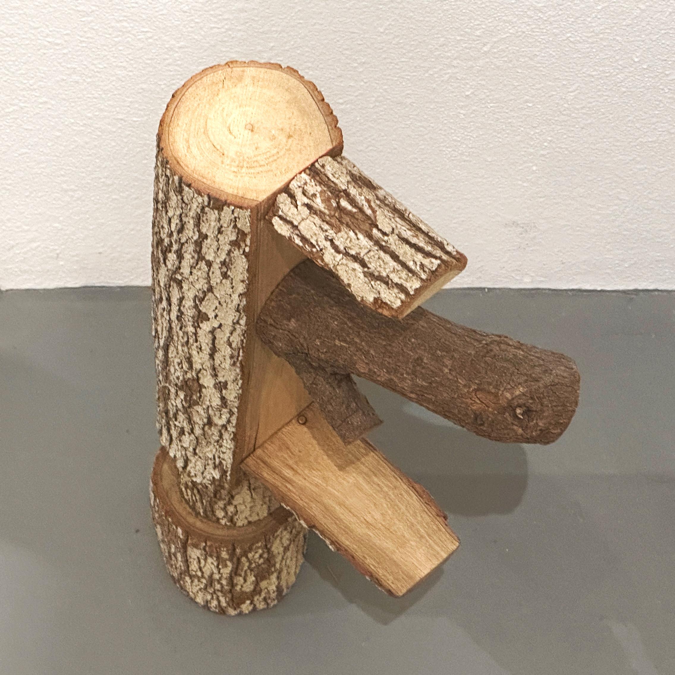 Bob Matheny Allied Crafstmen San Diego Mein Haiku Alphabet Buchstabe E Skulptur 1998 im Zustand „Gut“ im Angebot in Cathedral City, CA