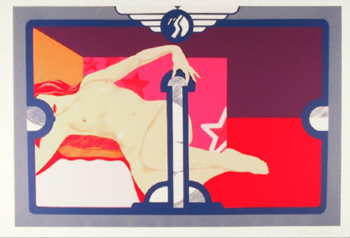 Air Hockey, Signed Pop Art Screenprint by Bob pardo