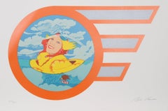 Angel Flyer, Signed Pop Art Screenprint by Bob Pardo