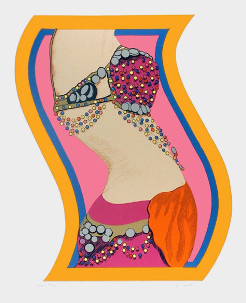 Bob Pardo Figurative Print - Belly Dancer