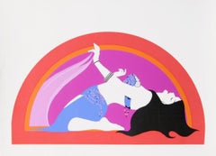 Belly Dancer, Signed Pop Art Screenprint by Bob Pardo