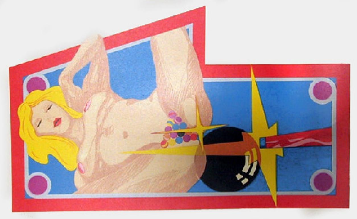 Eight Ball, Signed Pop Art Erotic Screenprint by Bob Pardo
