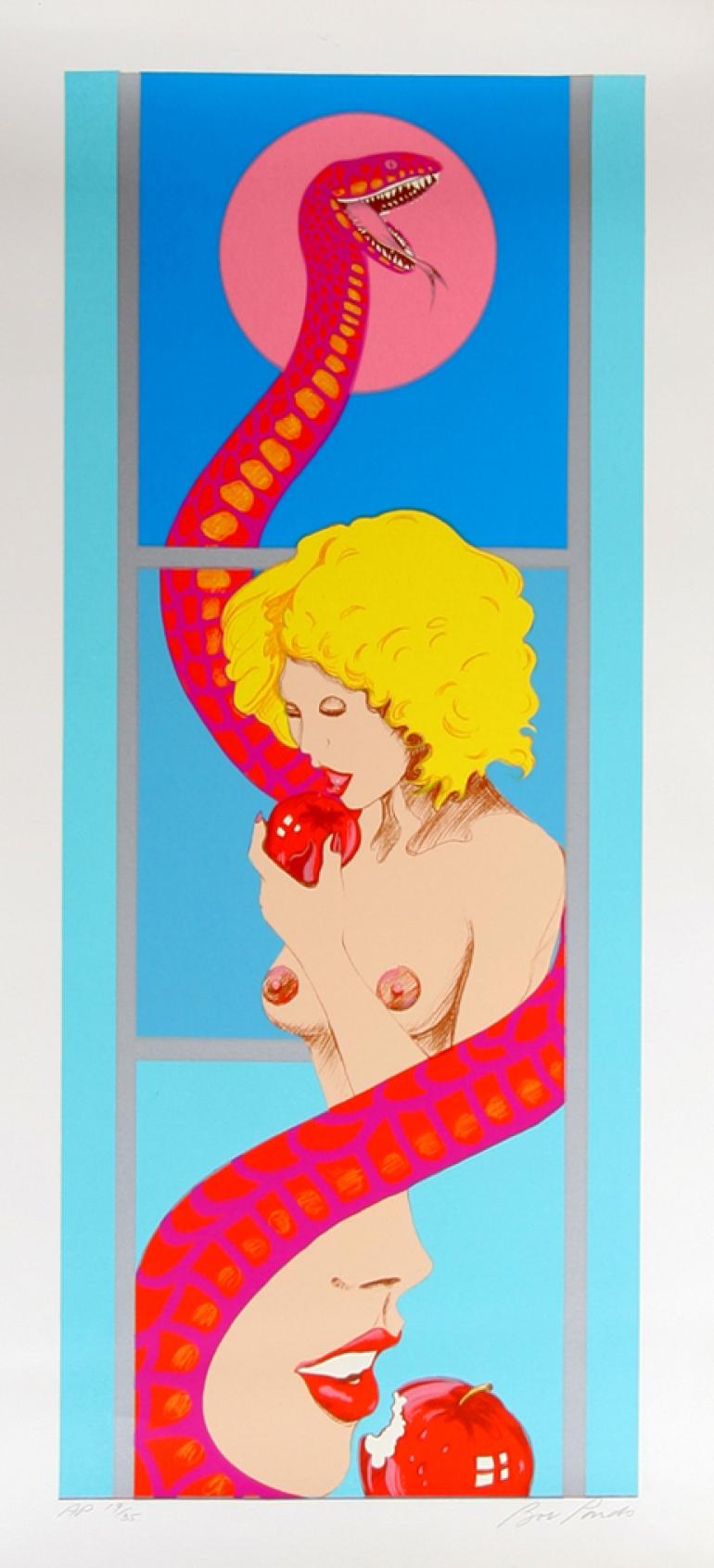 Eve, Signed Pop Art Screenprint by Bob Pardo