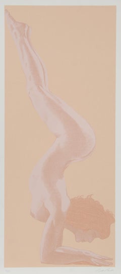 "Headstand", serigrafia pop art con nudo firmata da Bob Pardo