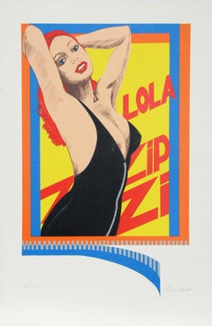 Lola Zip, serigrafia Pop Art autografata di Bob Pardo