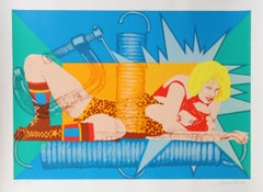Wrestling, serigrafia Pop Art autografata di Bob Pardo