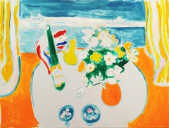 'Ocean View with Flowers', New York, Art Students League, PAFA, France