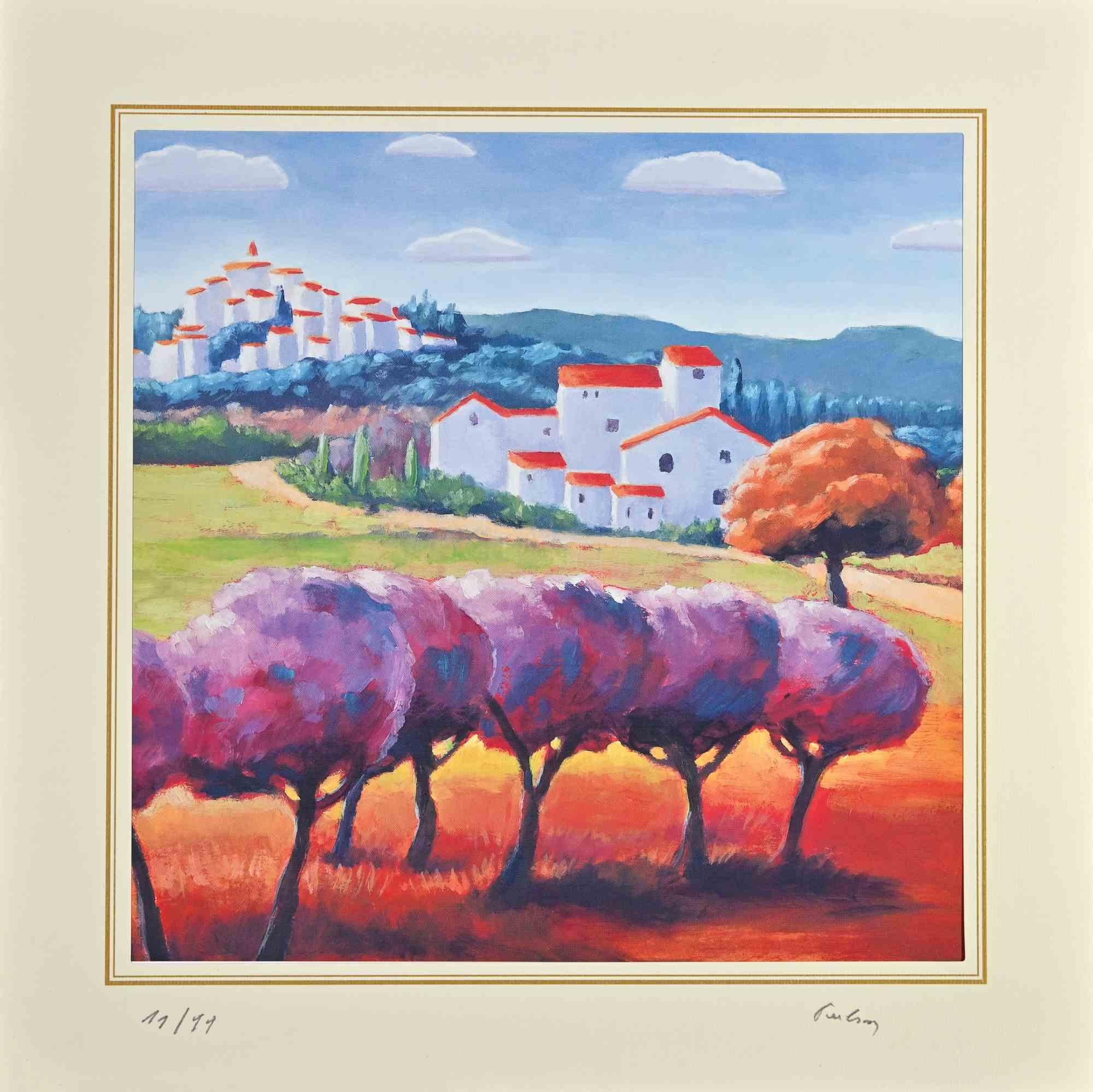 Landscape ist eine Lithographie von Bob Paulson aus den 1980er Jahren.

Handsigniert auf der Unterseite.

Nummeriert, Auflage: 11/99 Exemplare.

Das Kunstwerk wird durch harmonische Farben in einer ausgewogenen Komposition dargestellt.