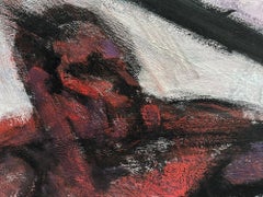 Boxer Knockout Punch - Esquire Magazine Mid- Century Sports - Action Painting