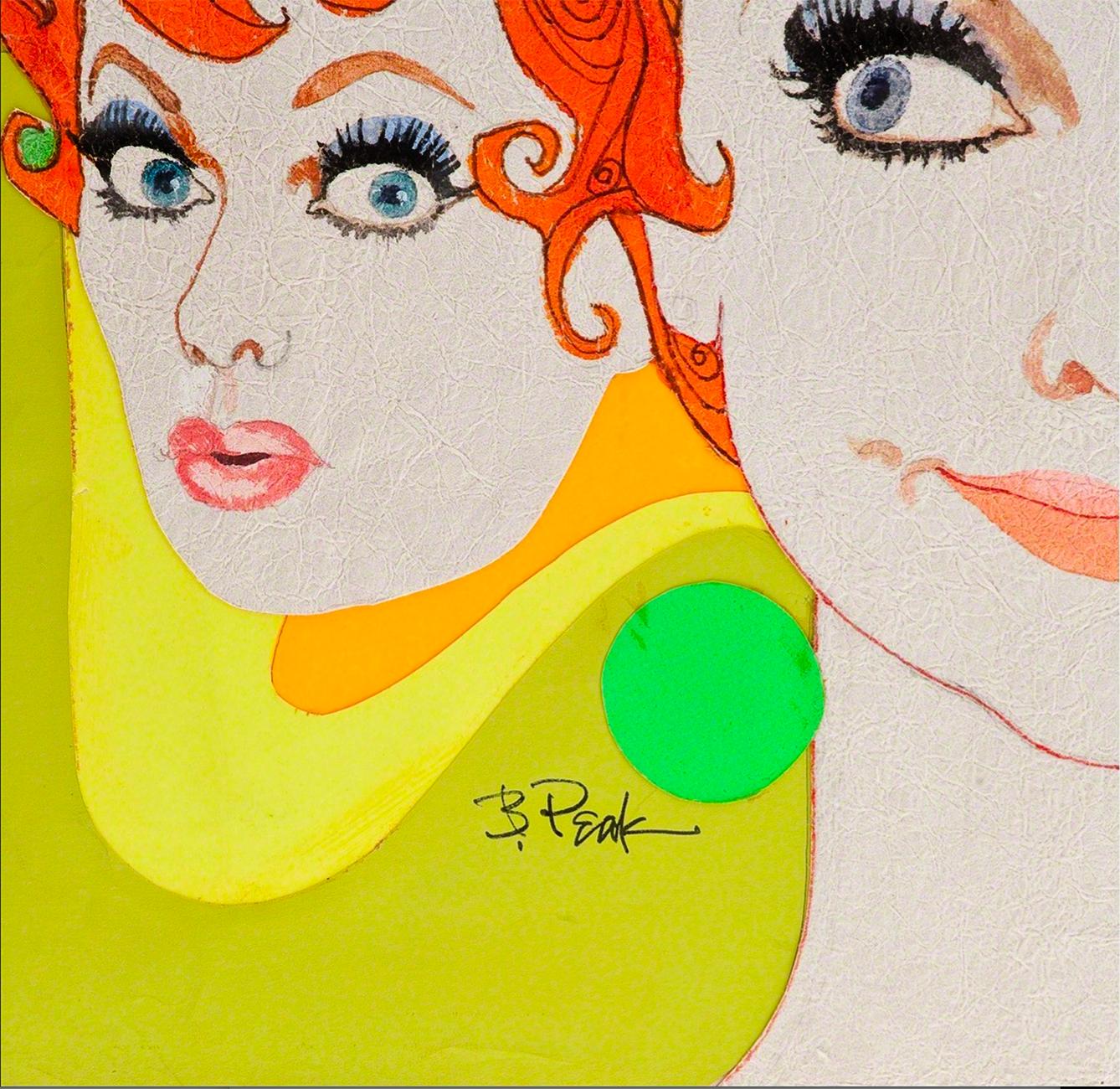 Groovy Lucille Ball, Originalgemälde für das Titelbild des TV-Magazins (Amerikanische Moderne), Painting, von Bob Peak