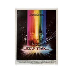 Vintage 1980 French Original poster by Bob Peak for the Star Trek saga