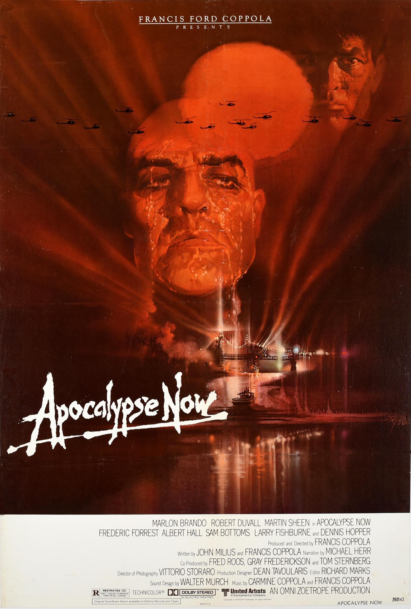 Bob Peak Print - Original Vintage Movie Poster Apocalypse Now Vietnam War Sheen Brando Coppola US