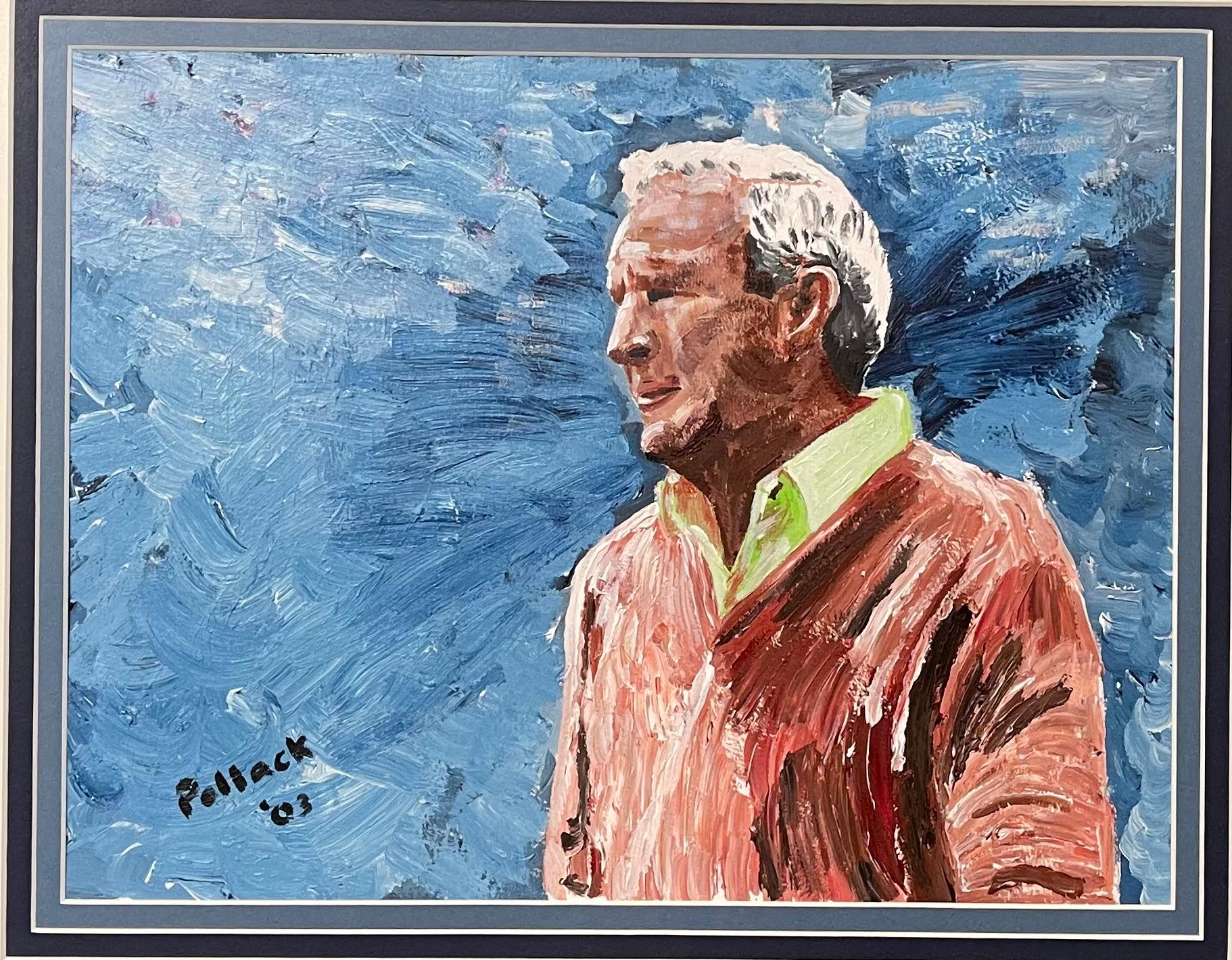 Bob Pollack Portrait Painting - ARNOLD PALMER