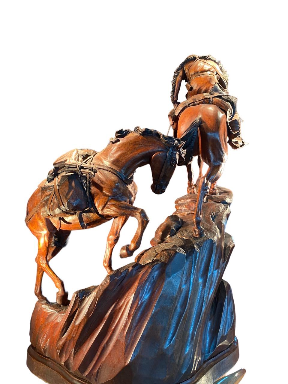 Trapper with Horses
By. Bob Robertson (American, b. 1939)
24